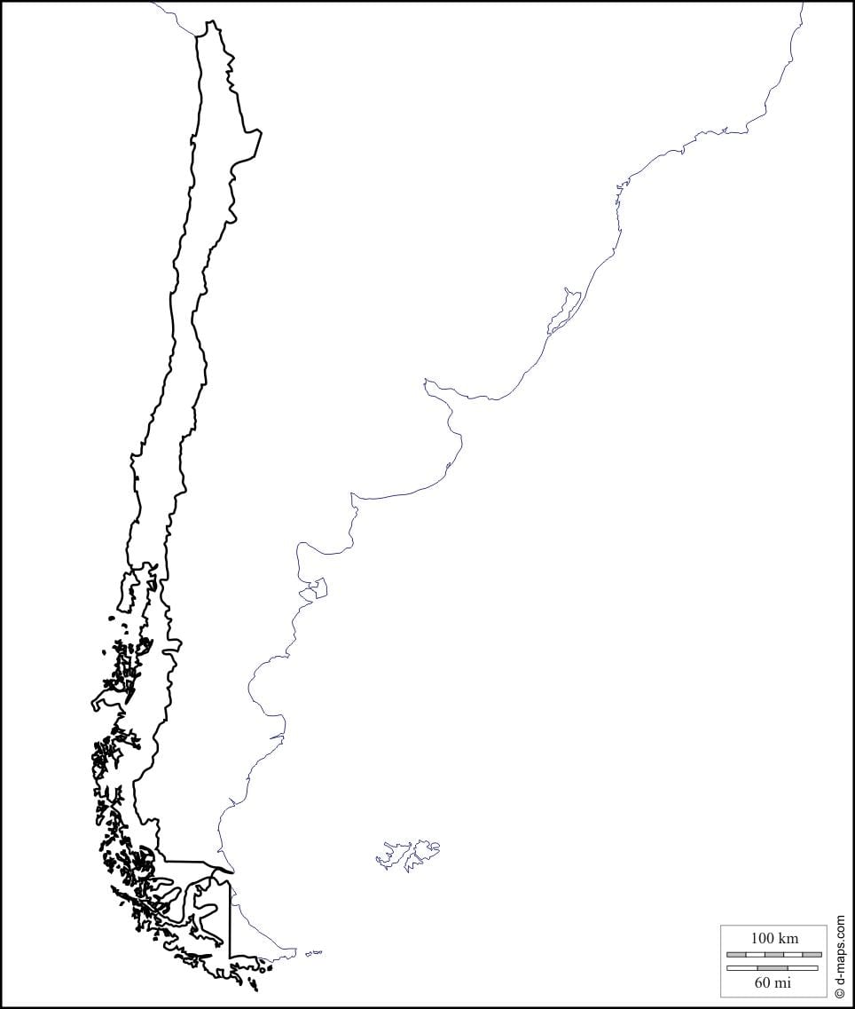 blanke kort Chile