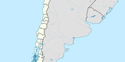 Kort over antofagasta-Chile